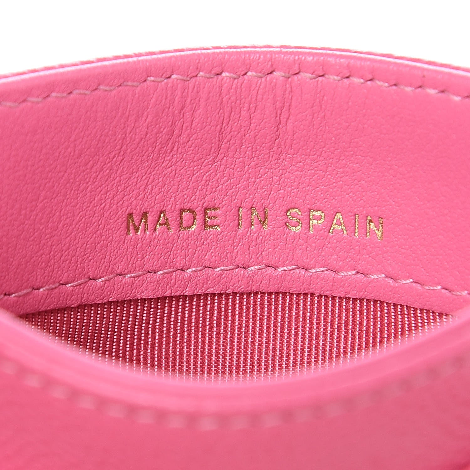 Chanel Caviar Quilted Card Holder Pink 7 of 8