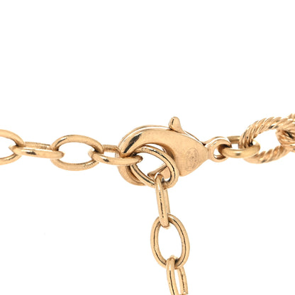 Chanel Metal Quilted CC Necklace Gold 4 of 5
