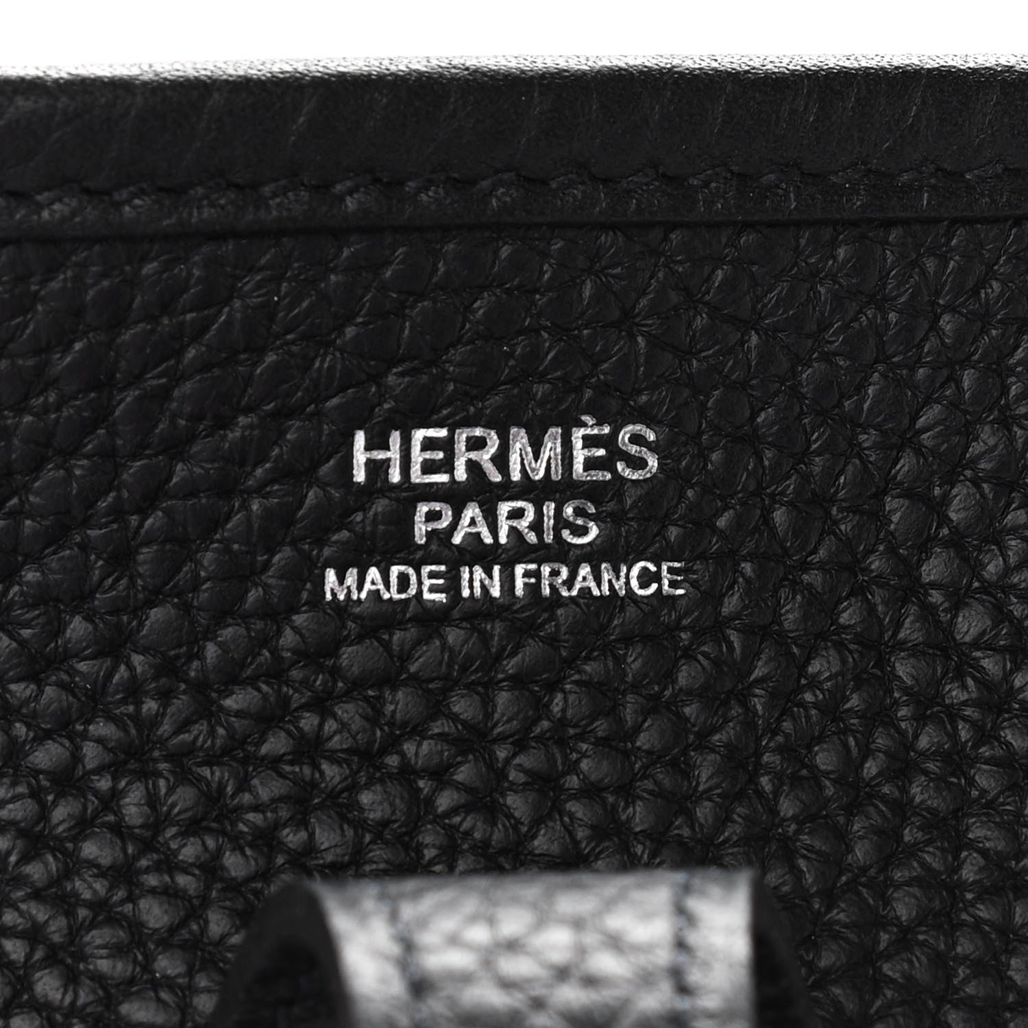 Hermes Taurillon Clemence Evelyne III PM Black 6 of 11