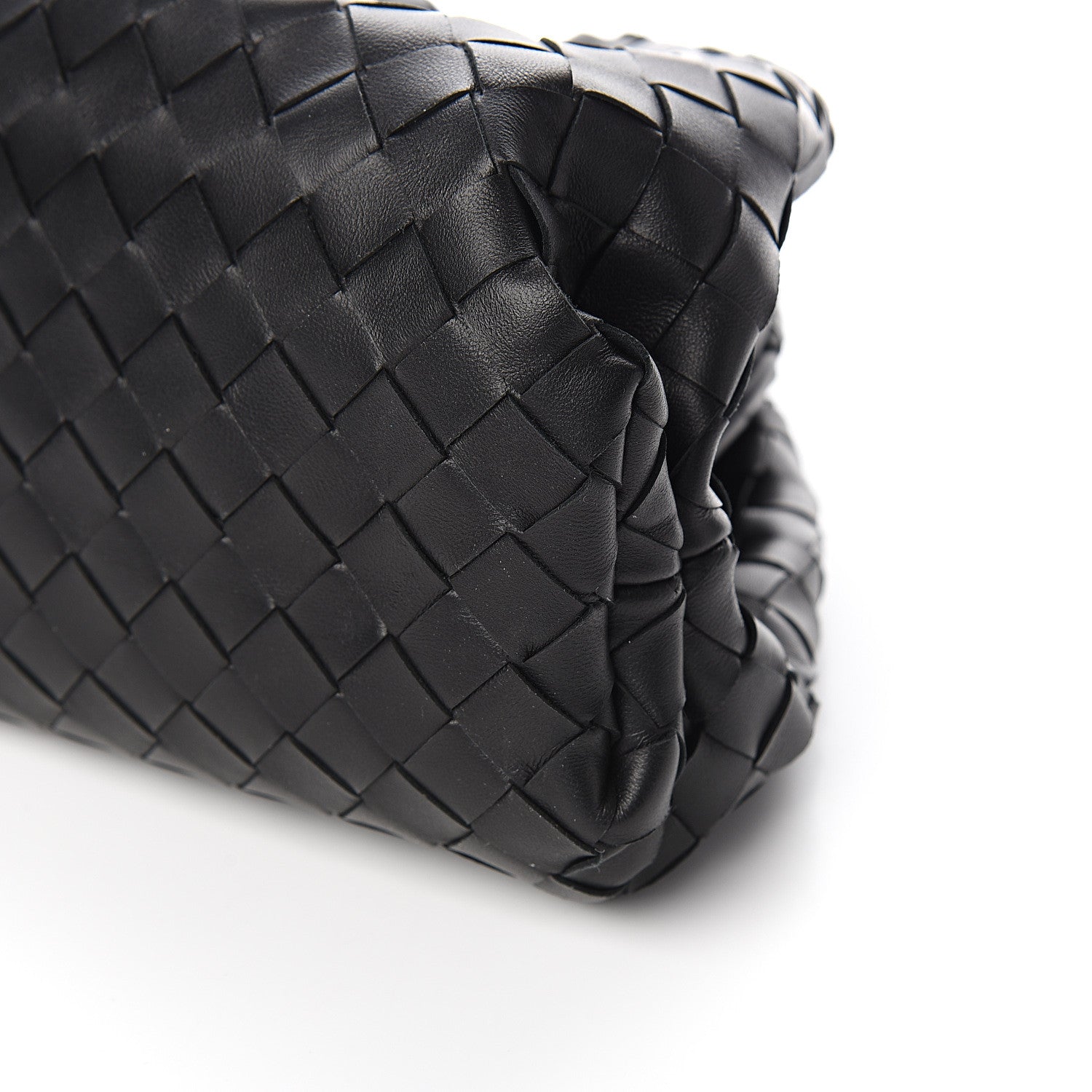 Bottega Veneta Nappa Maxi Intreccio The Pouch Oversized Clutch Black 8 of 8