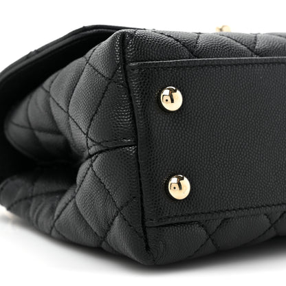 Chanel Caviar Quilted Mini Coco Handle Flap Black 11 of 11