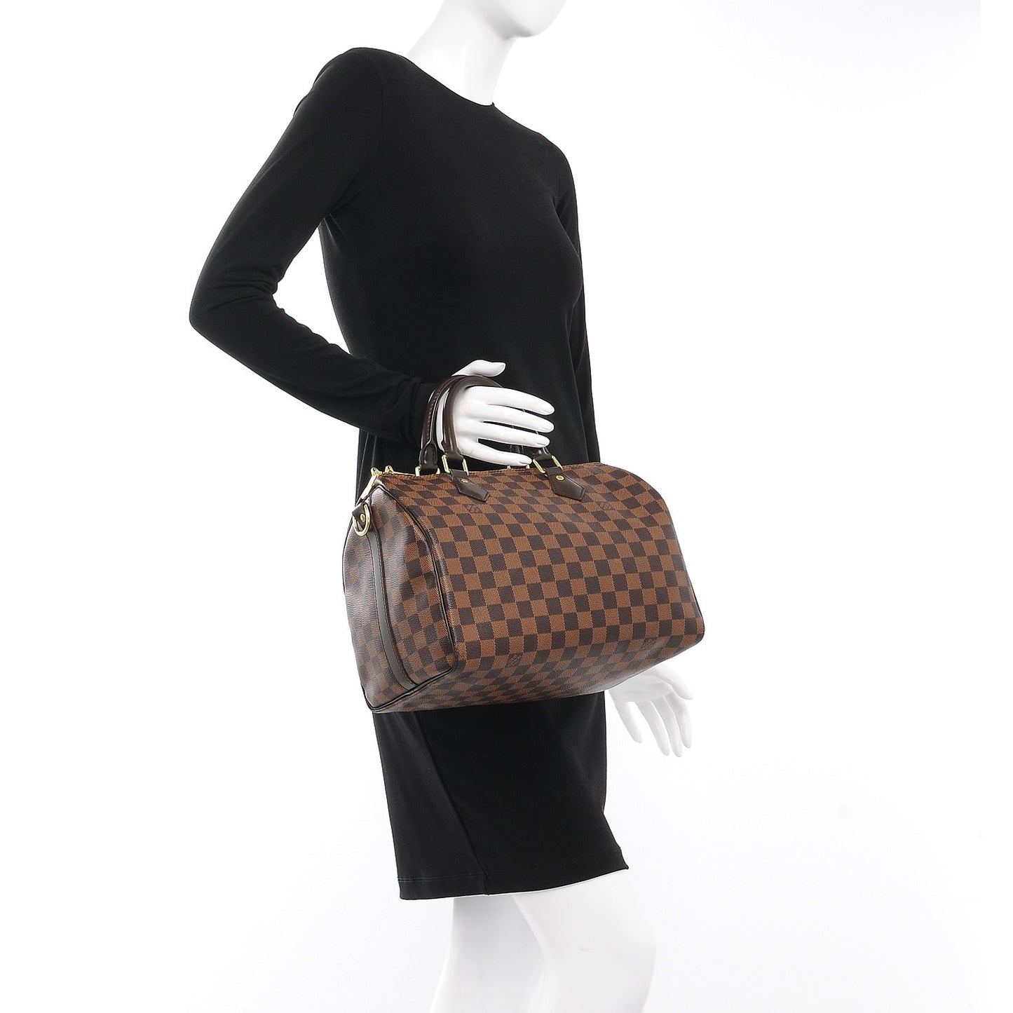 Damier Ebene Speedy Bandouliere 30
