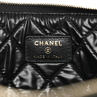 Chanel Caviar Quilted Large Boy Cosmetic Case Black 6 of 7