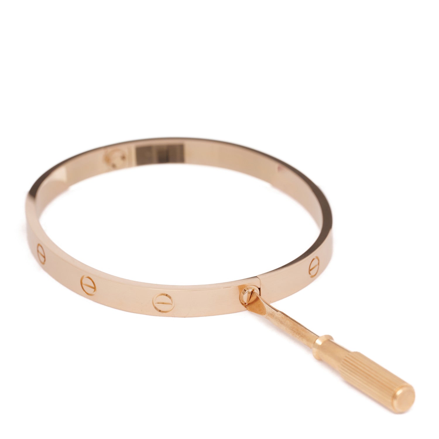 Cartier 18K Pink Gold LOVE Bracelet 20 5 of 6