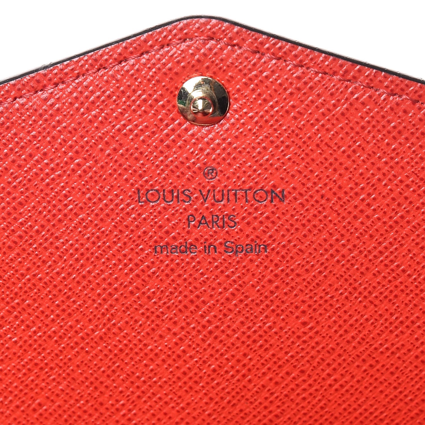 Monogram Sarah Wallet NM Coquelicot