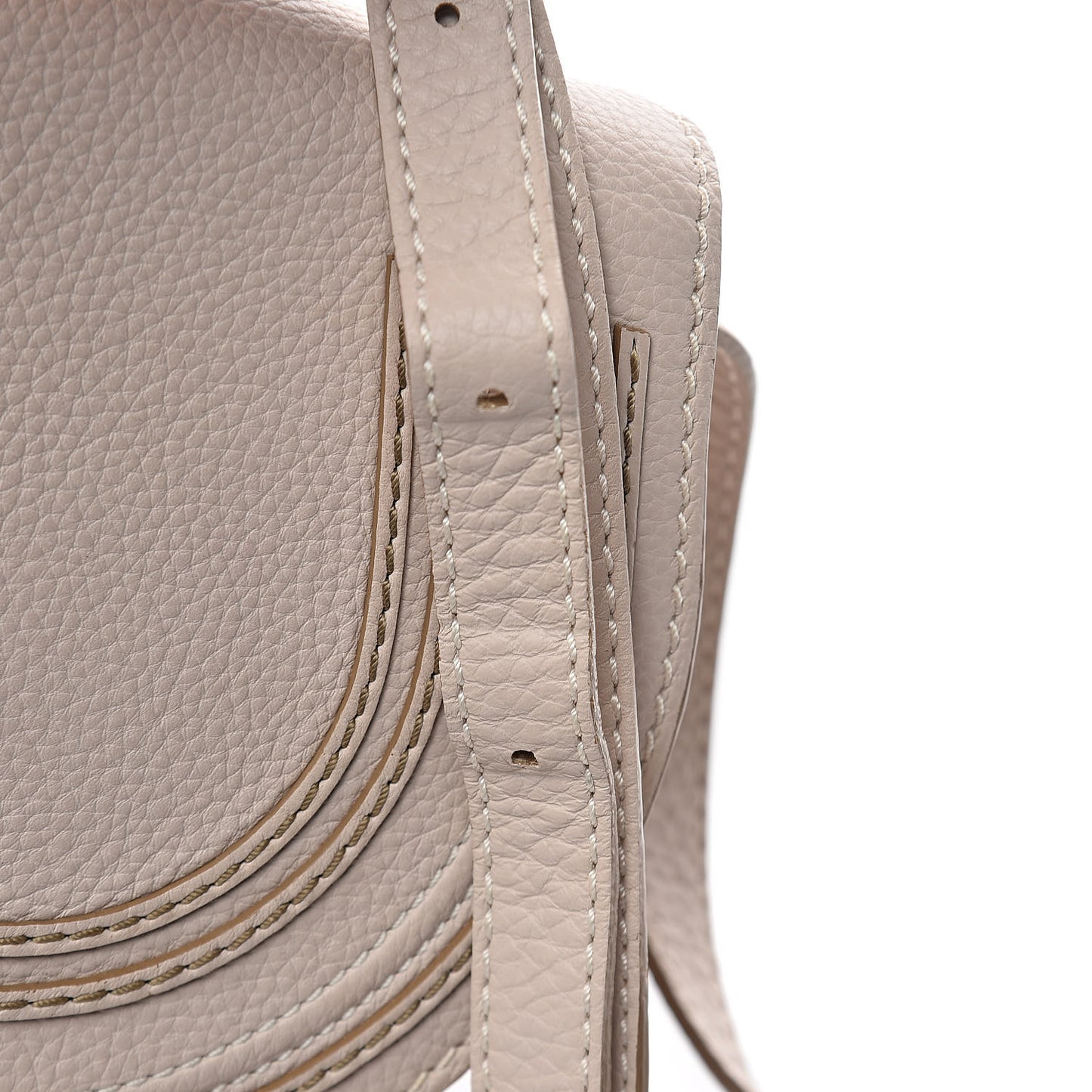 Calfskin Mini Marcie Round Crossbody Bag Abstract White
