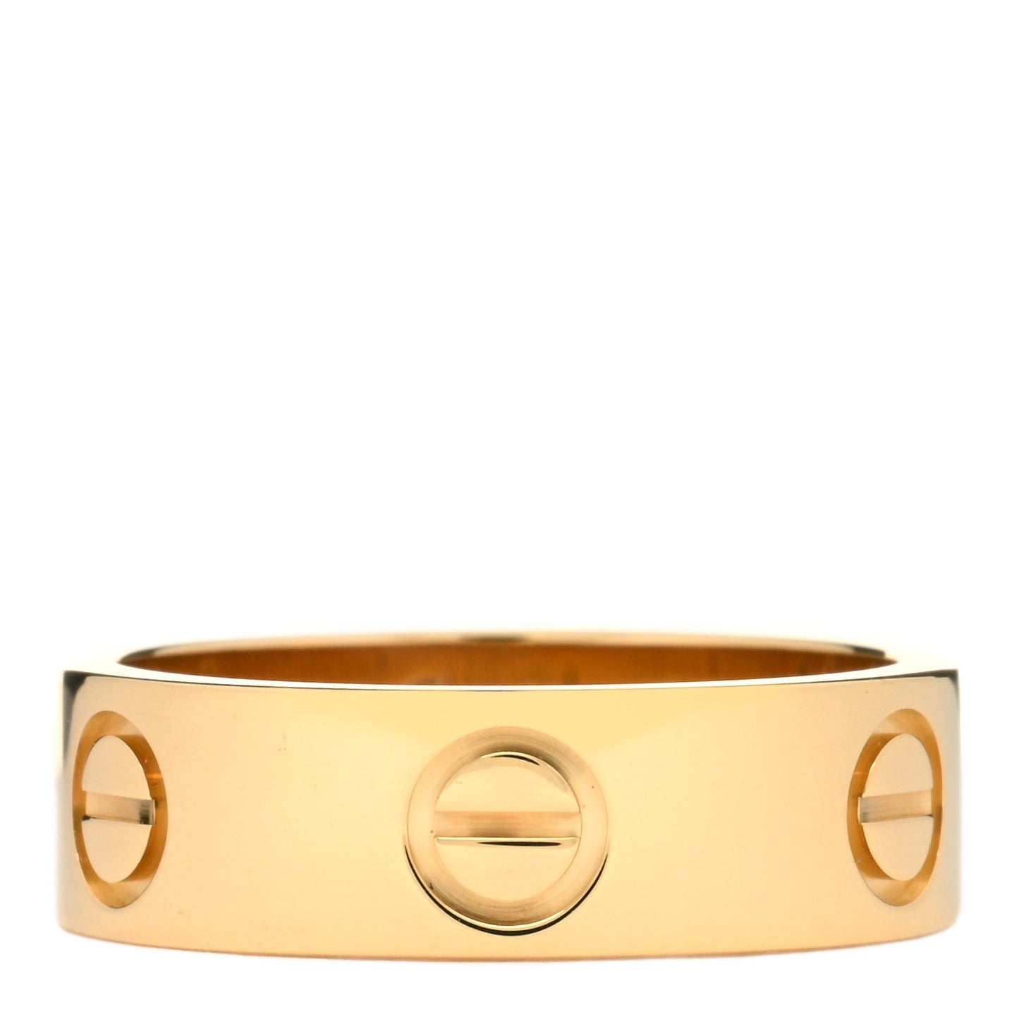 18K Yellow Gold 5.5mm LOVE Ring 50 5.25