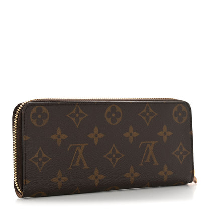 Louis Vuitton Monogram Clemence Wallet Rose Ballerine 3 of 11