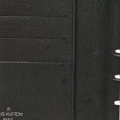 Louis Vuitton Epi Medium Ring Agenda Black 8 of 8