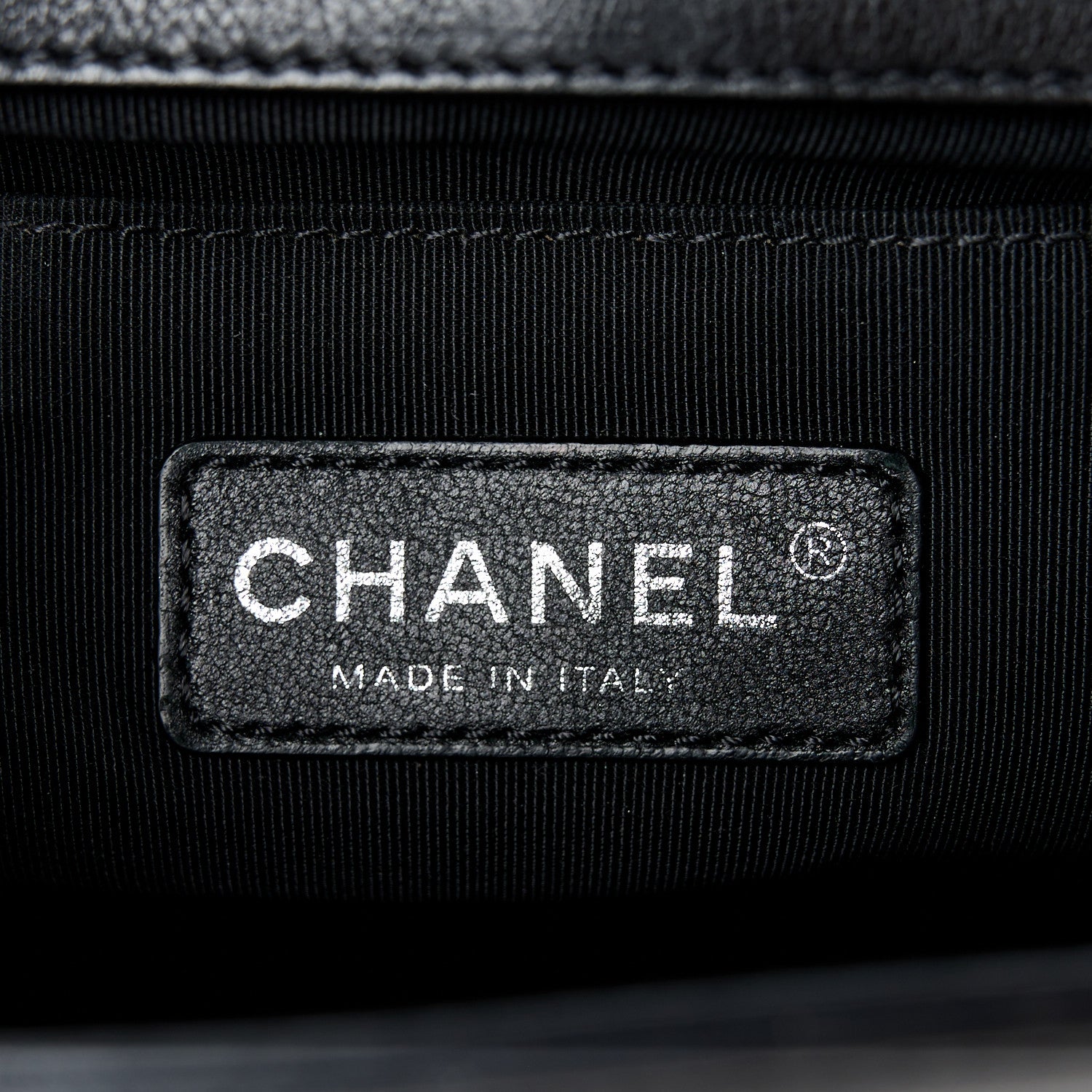 Chanel Lambskin Quilted Medium Boy Flap Black 6 of 10