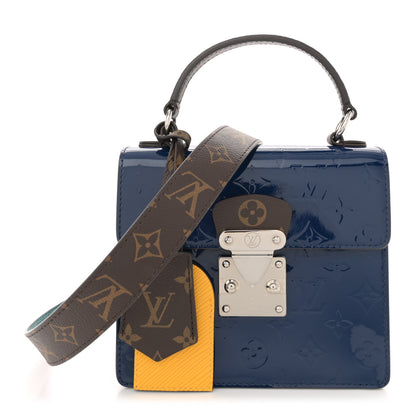 Louis Vuitton Vernis Epi Monogram Spring Street Blue 1 of 11