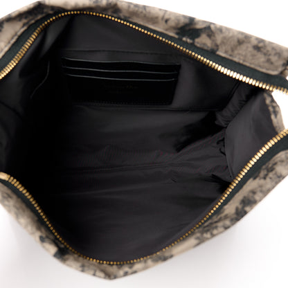 Christian Dior Canvas Embroidered Toile De Jouy Diortravel Zipped Pouch Brown 5 of 9