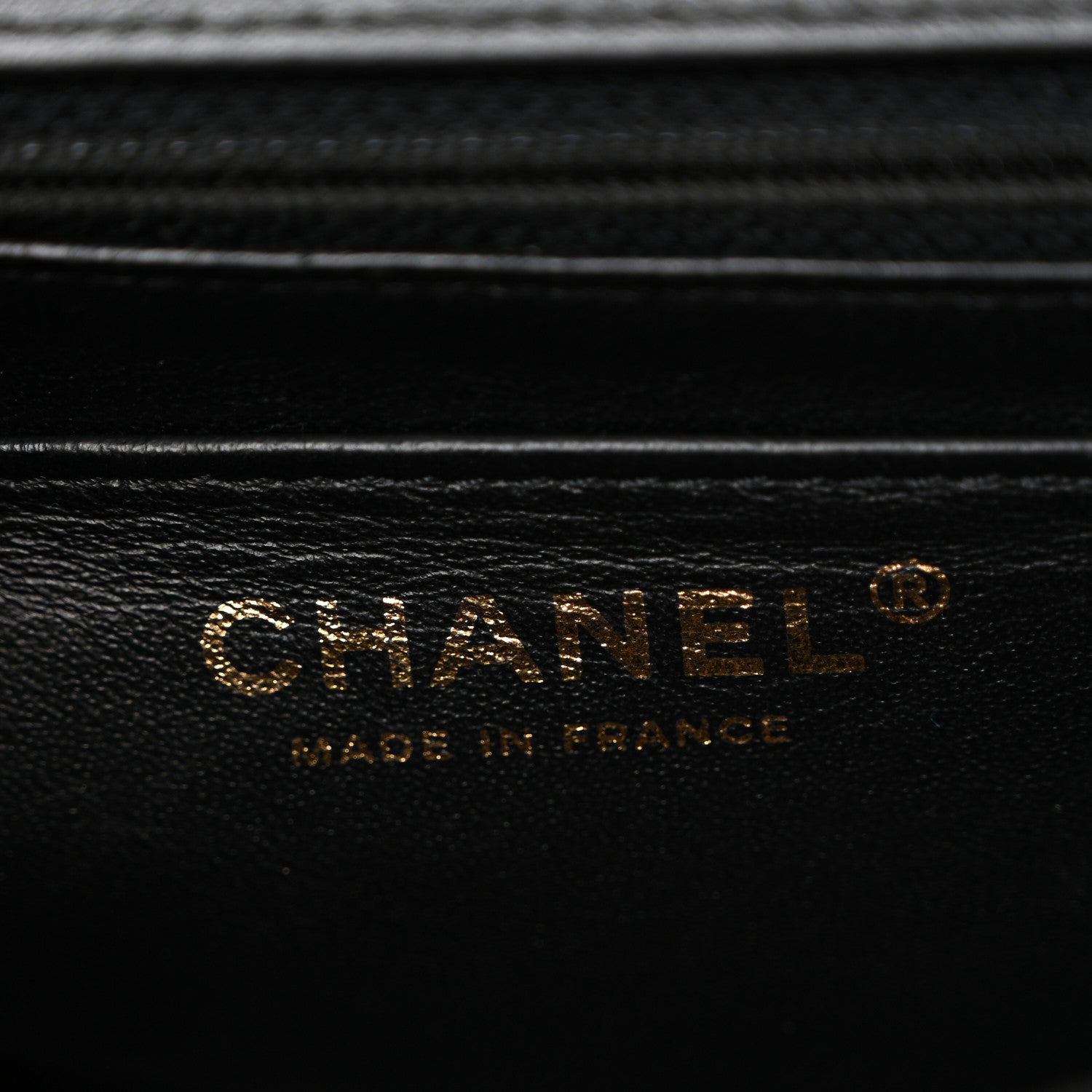 Chanel Lambskin Chevron Quilted Mini Rectangular Flap Black 6 of 11