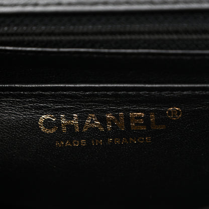 Chanel Lambskin Chevron Quilted Mini Rectangular Flap Black 6 of 11