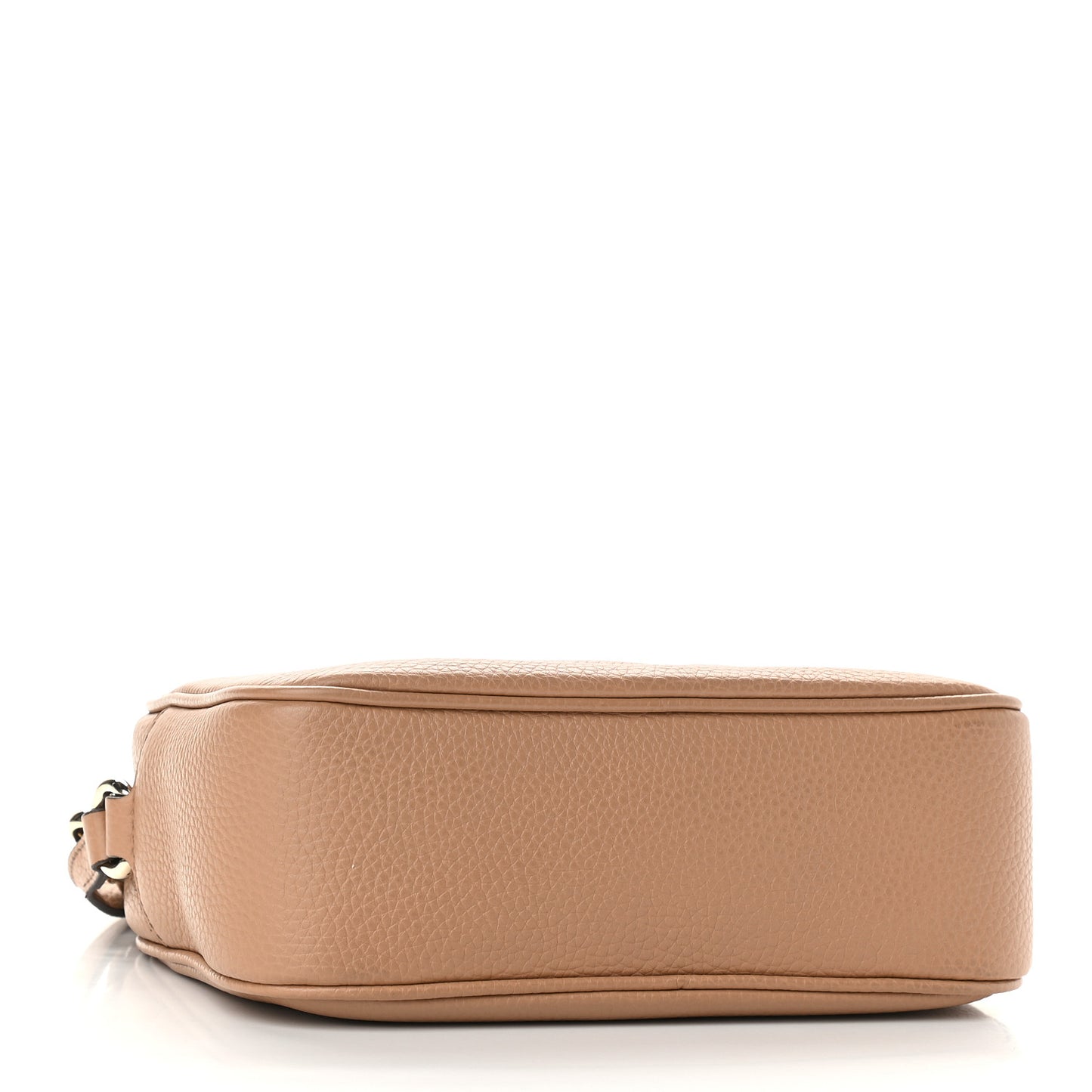 Pebbled Calfskin Small Soho Disco Bag Camelia