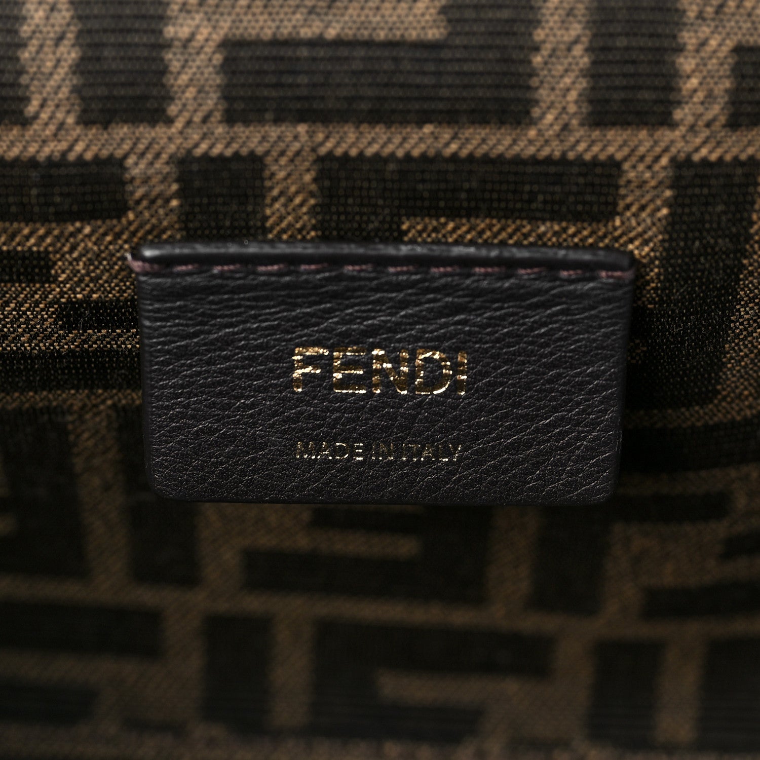 Fendi Shiny Nappa Small Fendi First Caramello 7 of 9