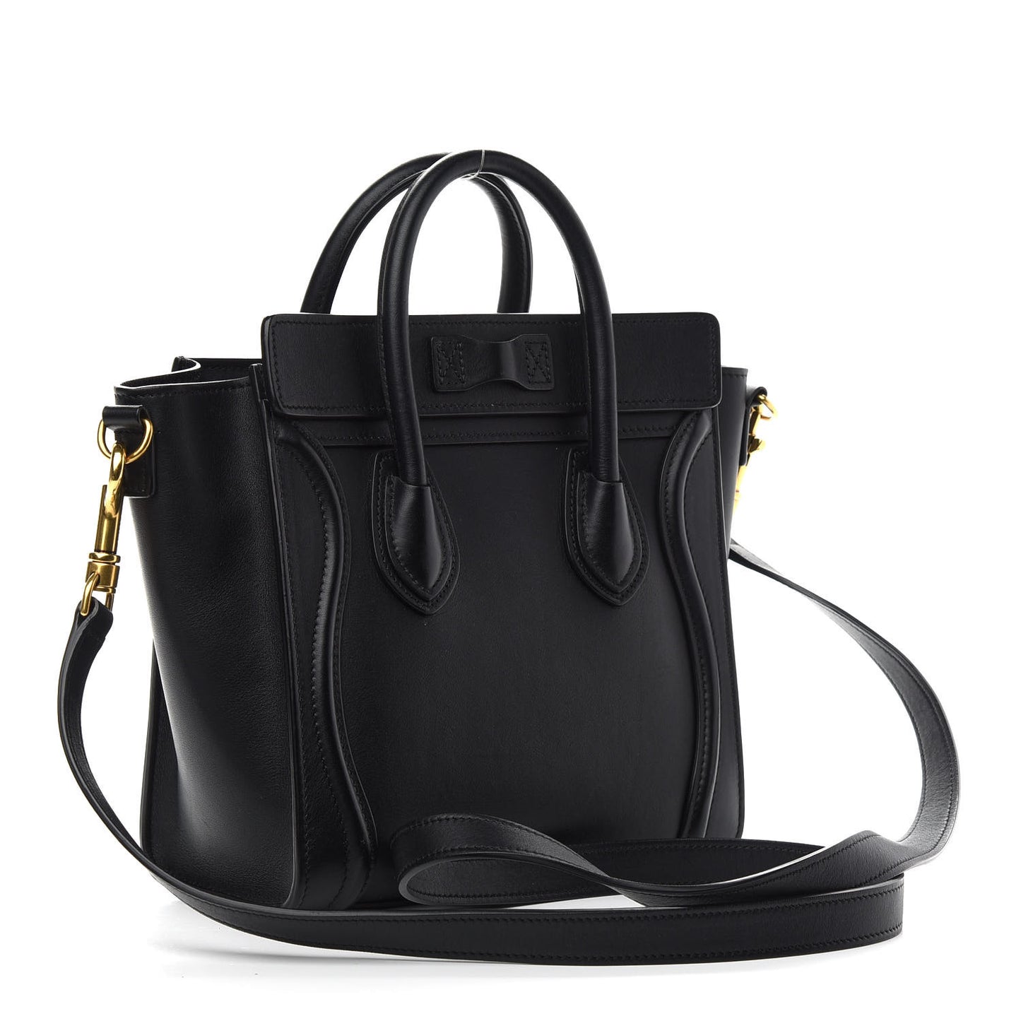 Smooth Calfskin Nano Luggage Black