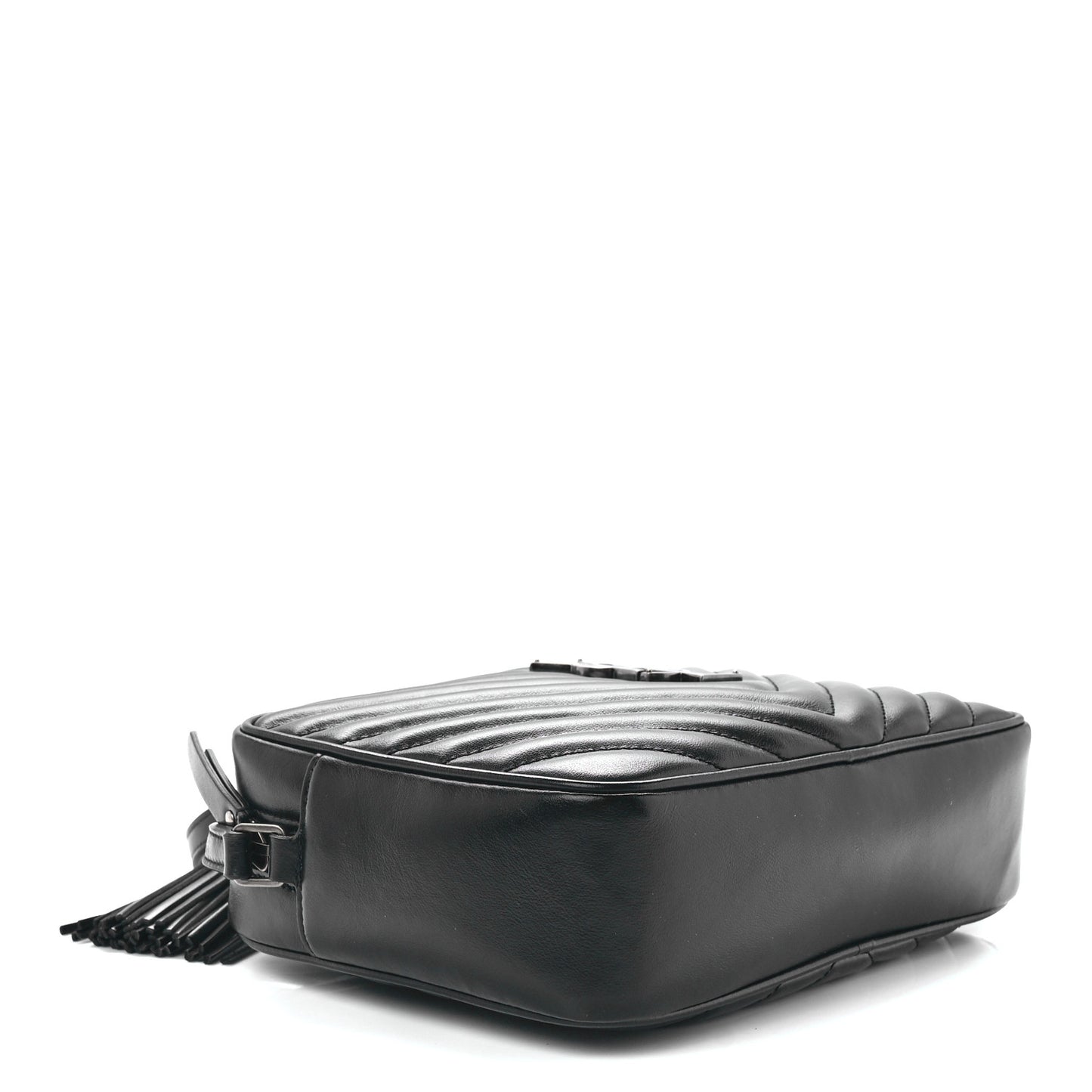 Calfskin Matelasse Monogram Lou Camera Bag Black
