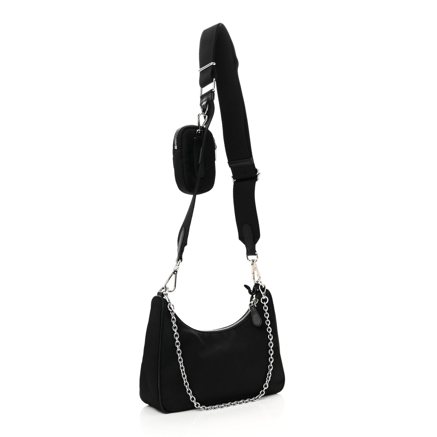 Nylon Re-Edition 2005 Shoulder Bag Black