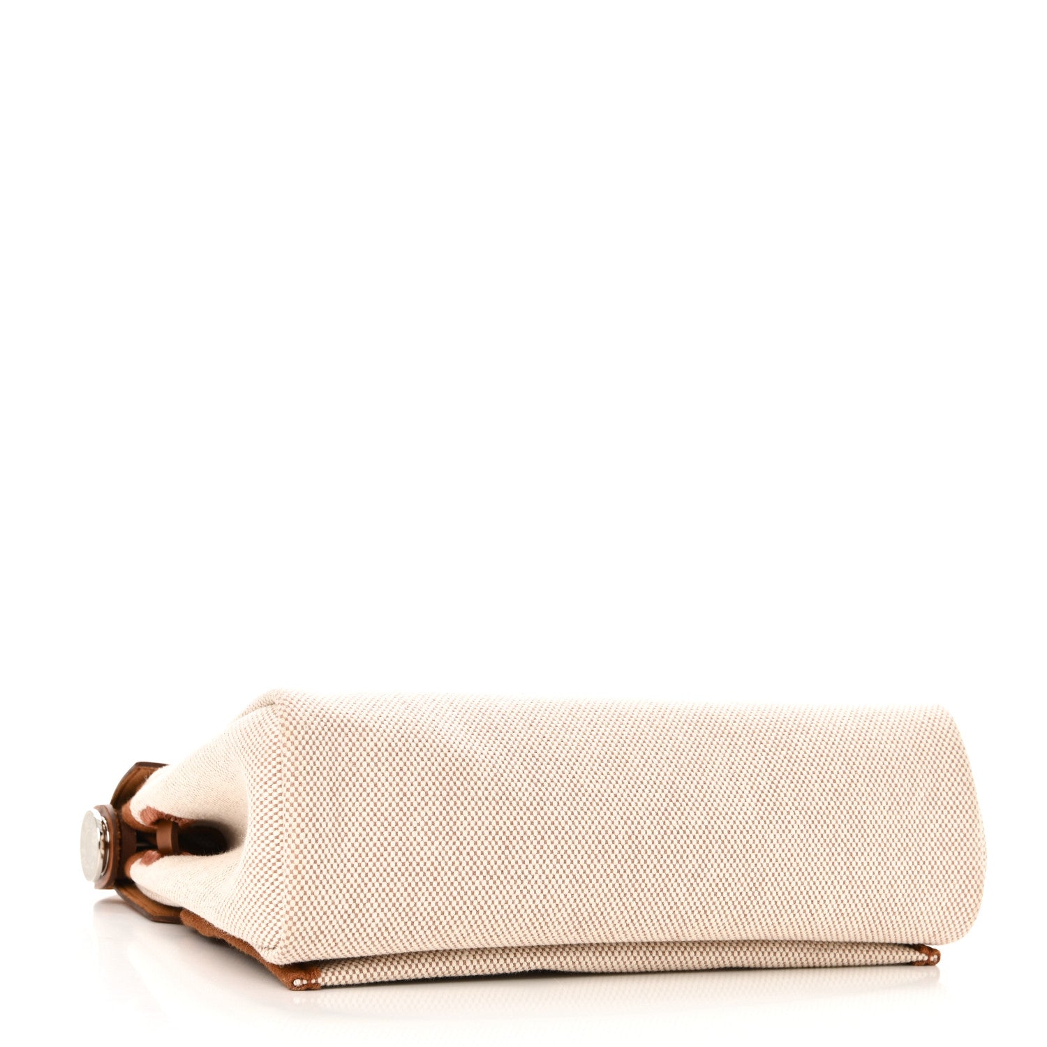 Hermes Military Toile Vache Hunter Herbag Zip Retourne 20 Ecru Beige Fauve 4 of 11