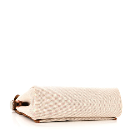 Hermes Military Toile Vache Hunter Herbag Zip Retourne 20 Ecru Beige Fauve 4 of 11