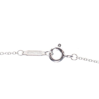 Tiffany Sterling Silver Diamond Small Daisy Key Pendant Necklace 5 of 7