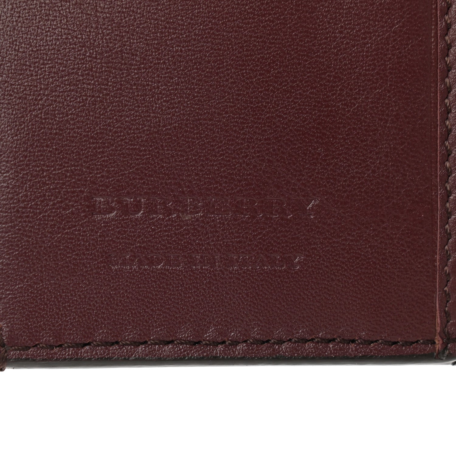 Burberry House Check Wallet Burgundy 6 of 6