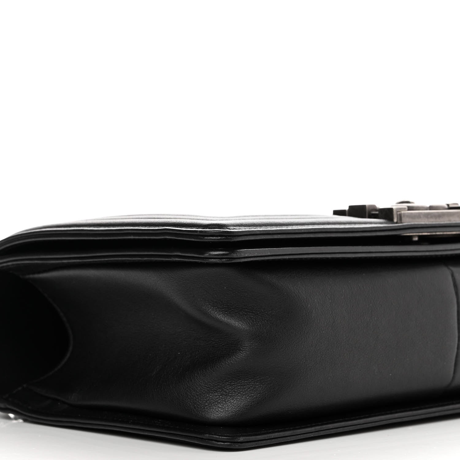 Chanel Calfskin Quilted Medium Boy Flap Black 9 of 12