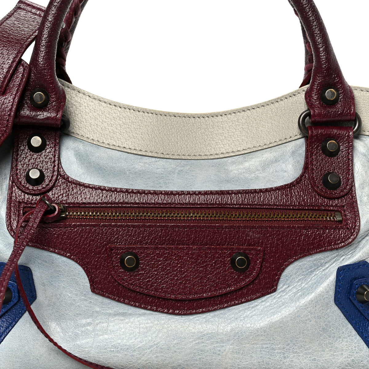 Agneau Classic Hardware Tri-Color First Ciel