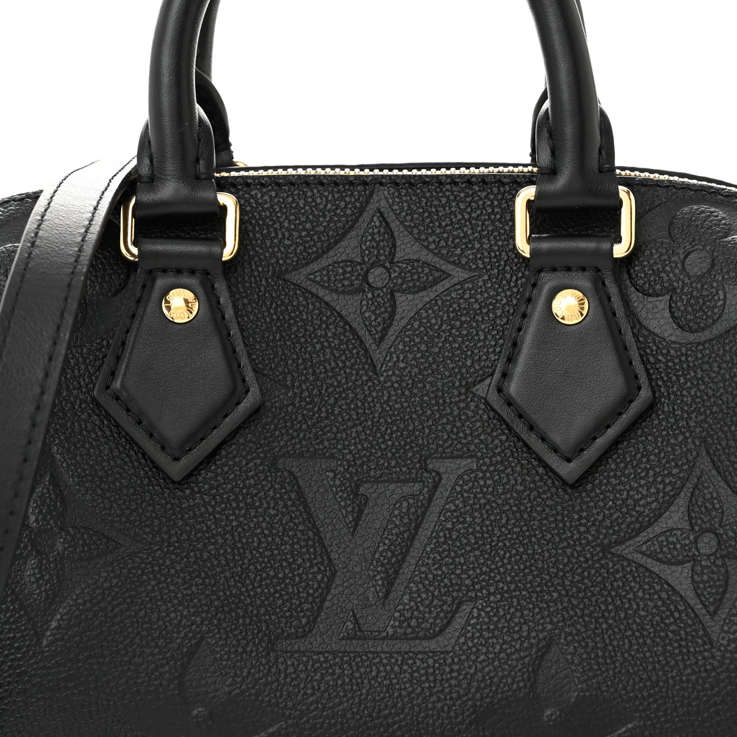 Louis Vuitton Empreinte Monogram Giant Speedy Bandouliere 20 Black 7 of 9
