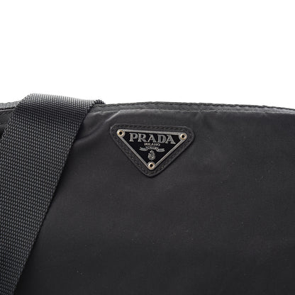 Prada Nylon Flat Messenger Bag Black 8 of 8