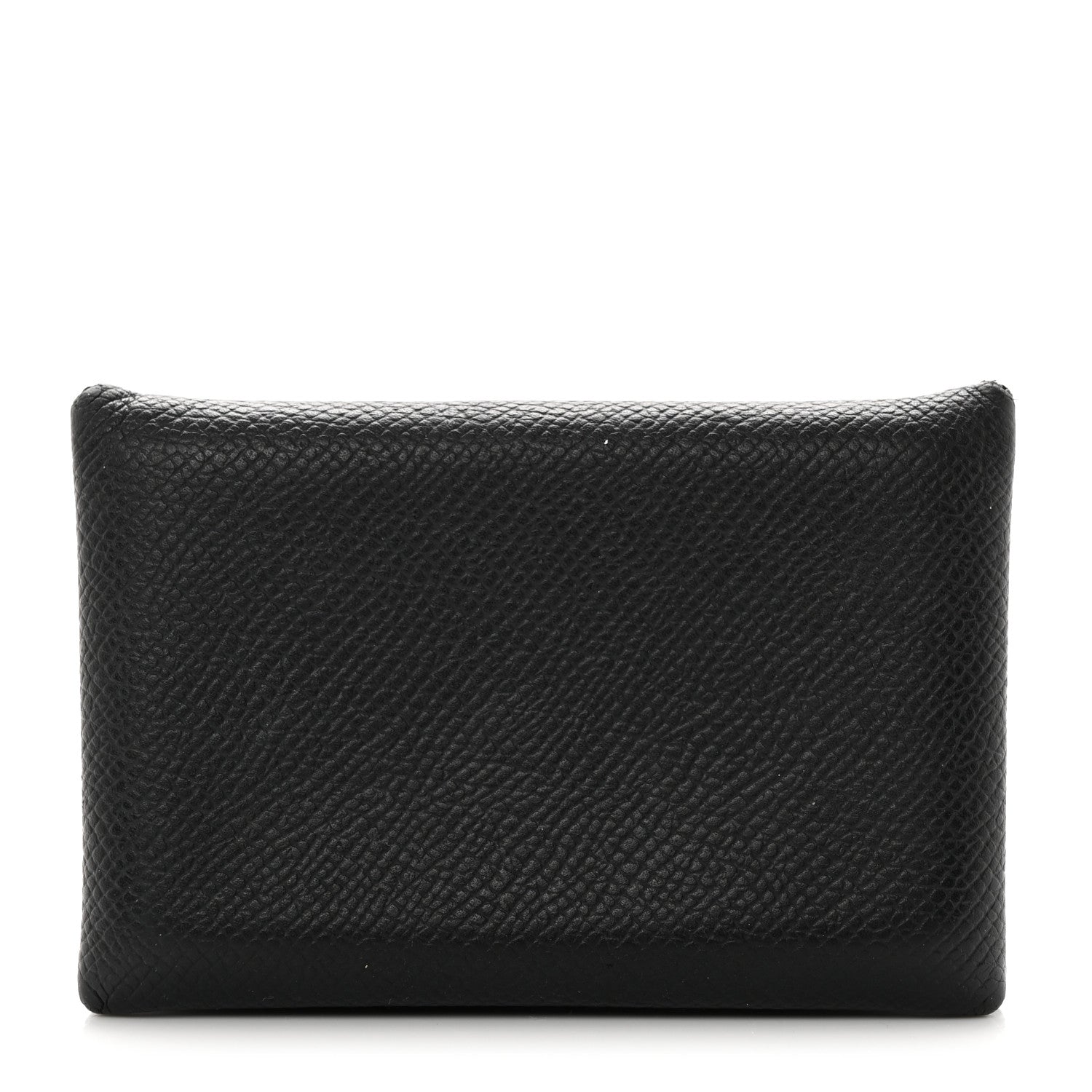 Hermes Epsom Calvi Card Case Black 1 of 8