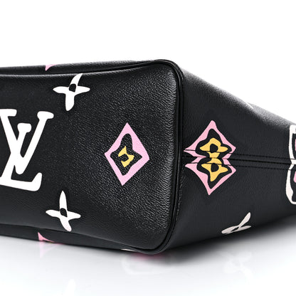Louis Vuitton Monogram Giant Wild At Heart Neverfull MM Black 8 of 8