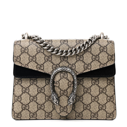 Gucci GG Supreme Monogram Mini Dionysus Shoulder Bag Black 1 of 9