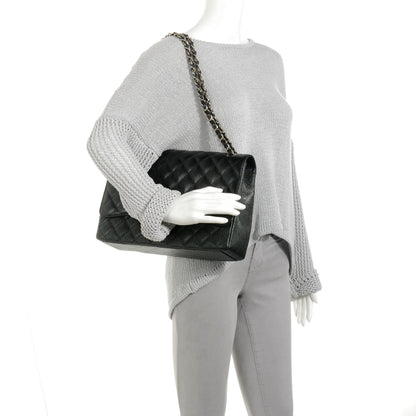 Chanel Caviar Maxi Single Flap Black 2 of 8