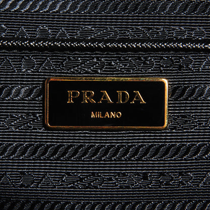 Prada Saffiano Lux Medium Double Zip Tote Nero Black 11 of 12