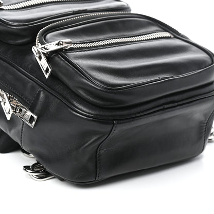 Alexander Wang Lambskin Double Zip Backpack Black 8 of 9
