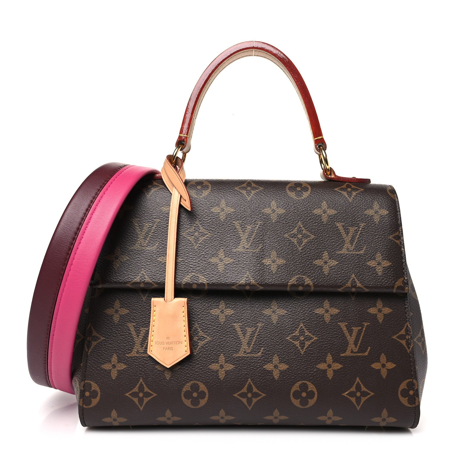 Louis Vuitton Monogram Cluny BB Bordeaux Fuchsia 1 of 10