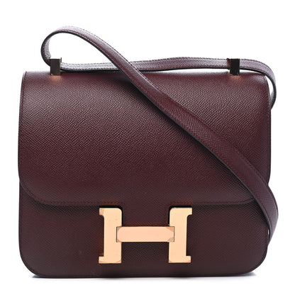 Hermes Epsom Constance 24 Bordeaux 1 of 9