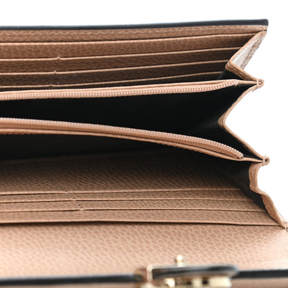Gucci Dollar Calfskin Interlocking G Continental Wallet Camelia 5 of 6