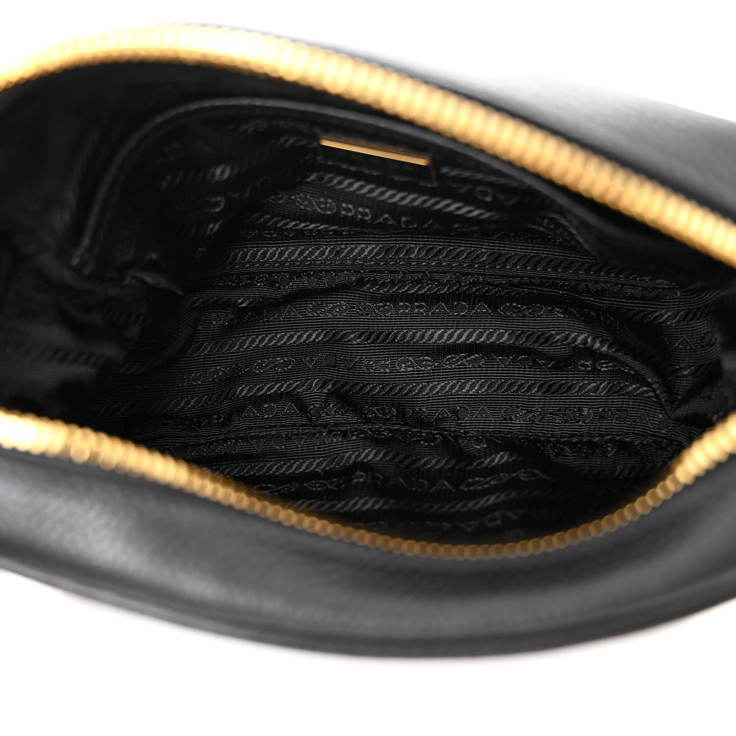 Vitello Daino Camera Crossbody Black