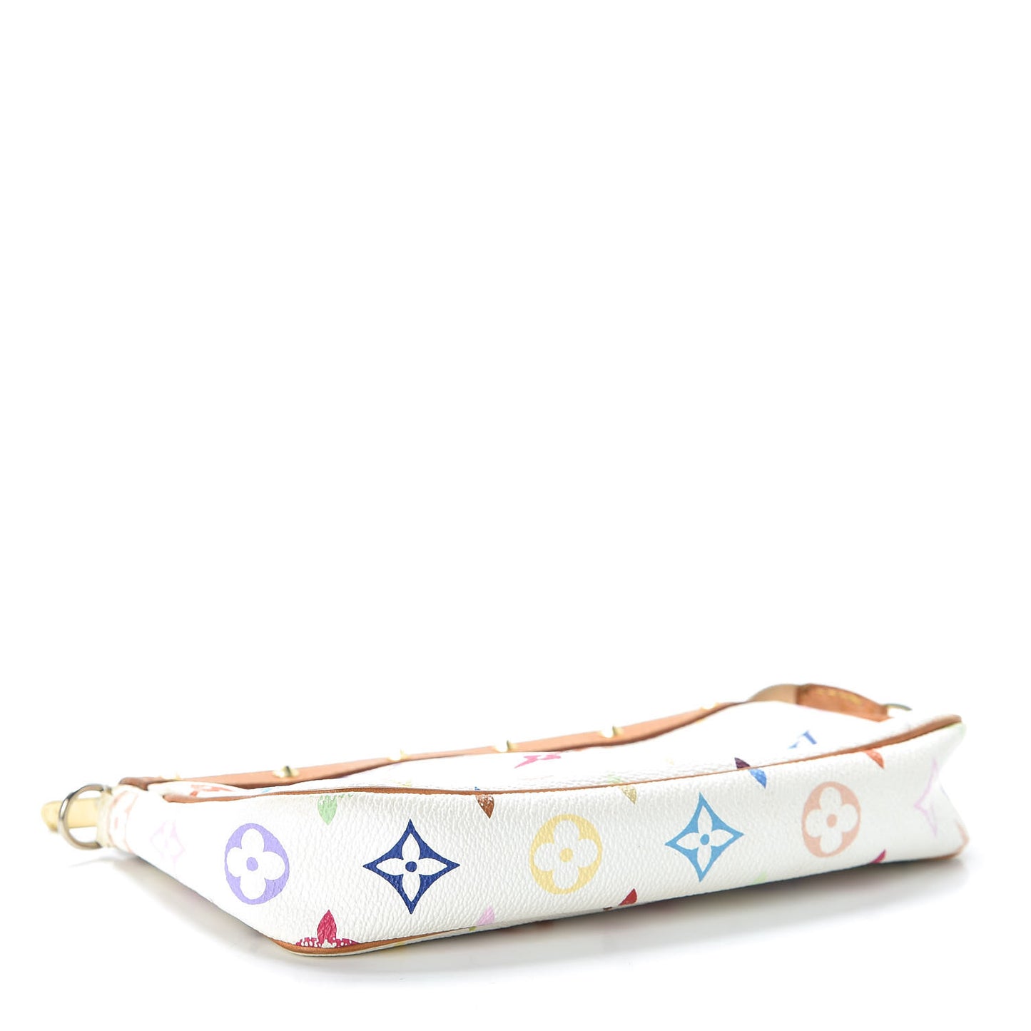 Monogram Multicolor Pochette Accessories White