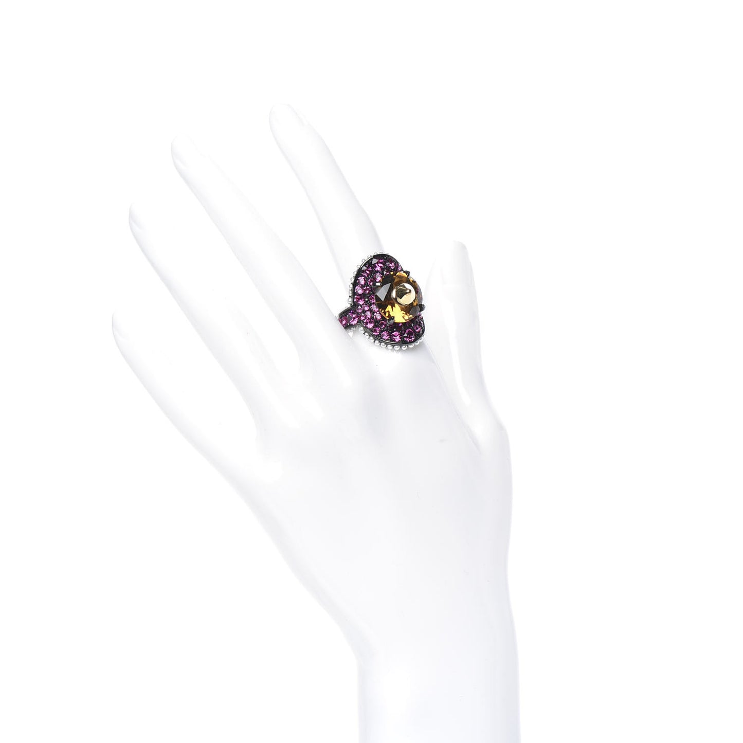 Swarovski Crystal Pearl Ring 6 Multicolor