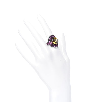 Gucci Swarovski Crystal Pearl Ring 6 Multicolor 2 of 5
