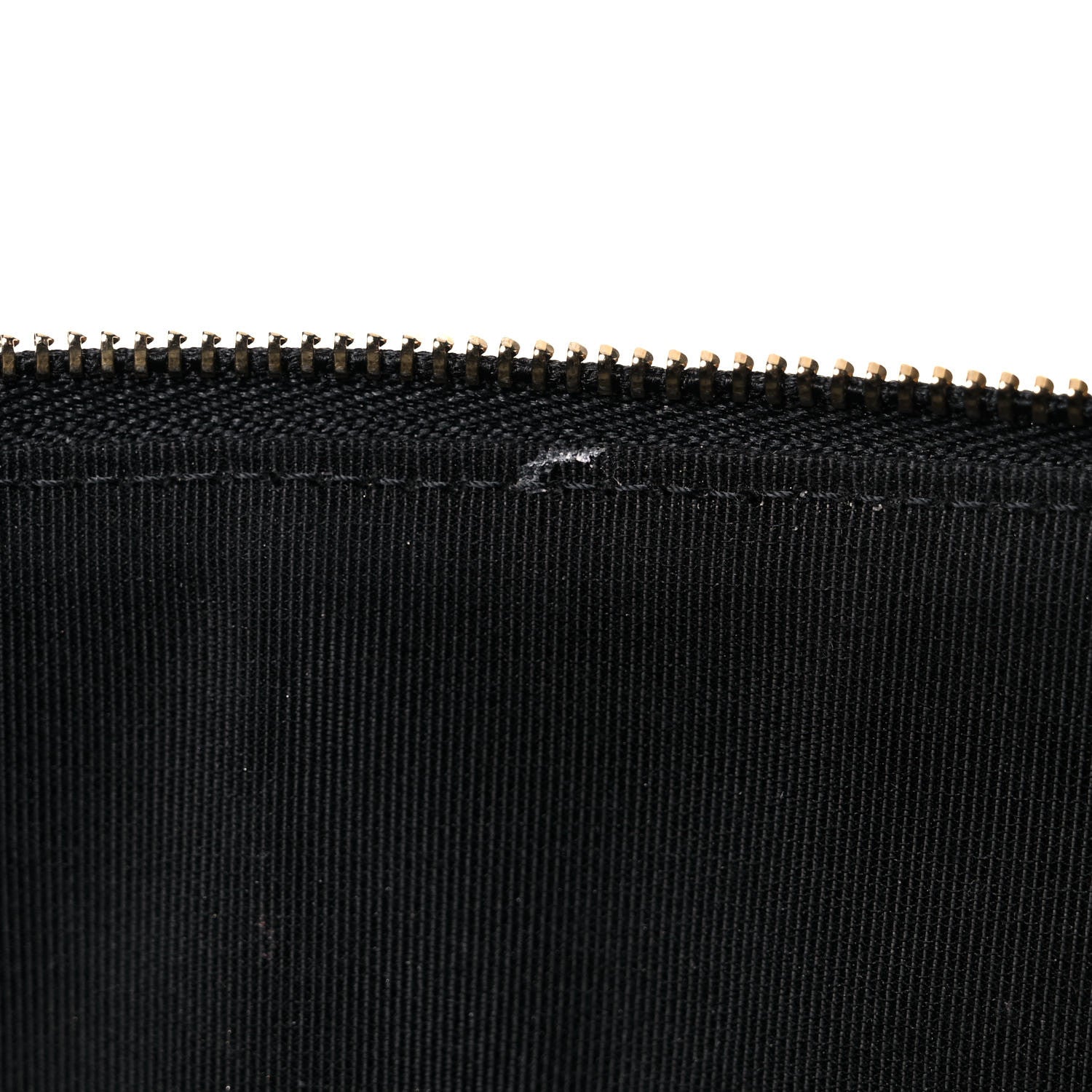Chanel Lambskin Quilted Egyptian Amulet Zipped Pouch Black 10 of 10