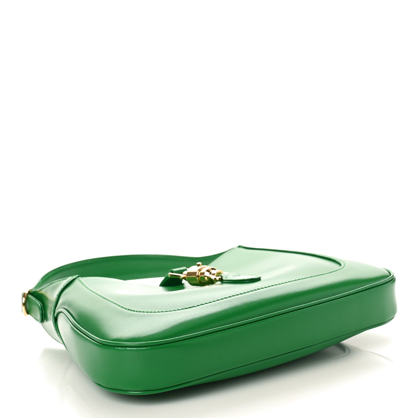 Boarded Dyana Lux Calfskin Small Jackie 1961 Hobo Emerald