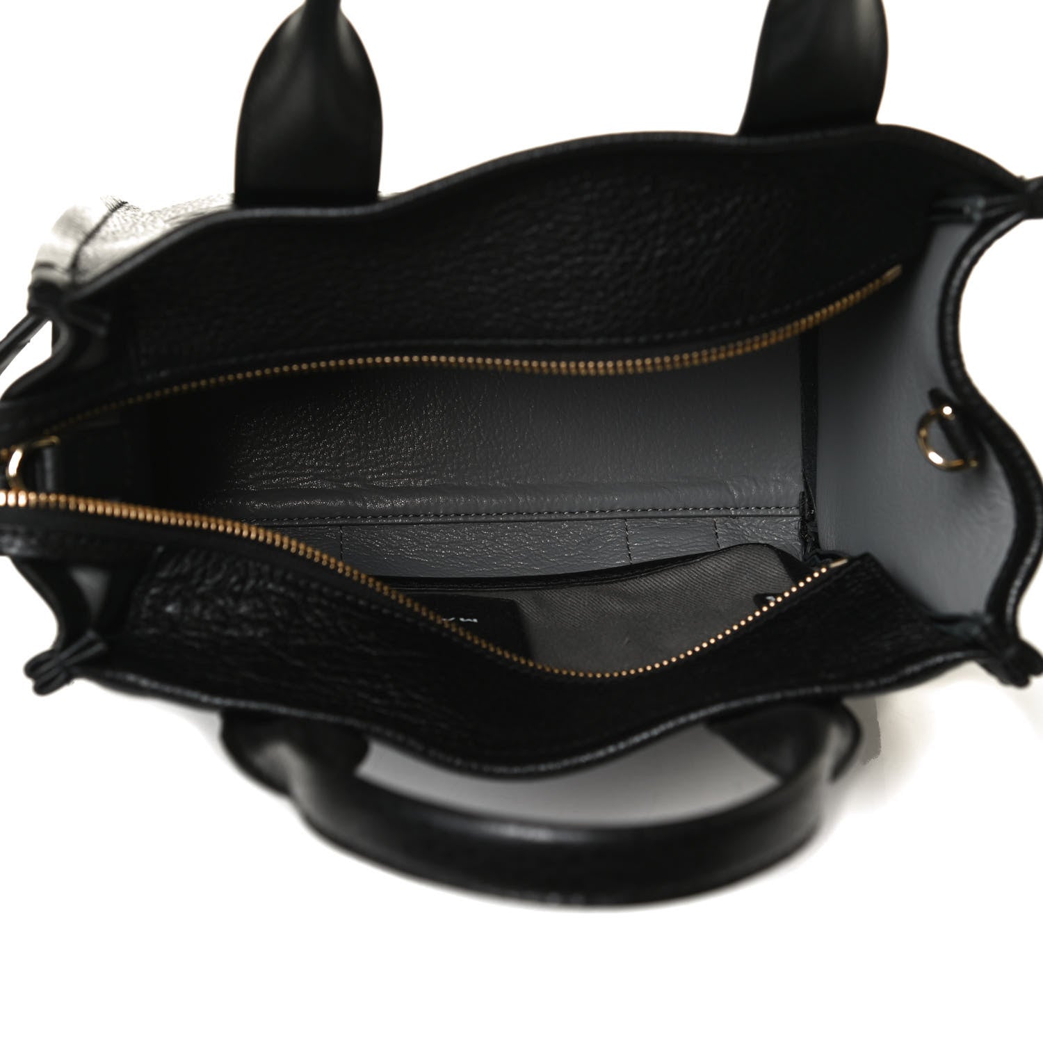 Marc Jacobs Grained Calfskin Small The Tote Bag Black 5 of 14