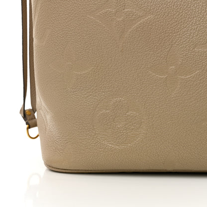 Louis Vuitton Empreinte Monogram Giant Neverfull MM Tourterelle 14 of 17