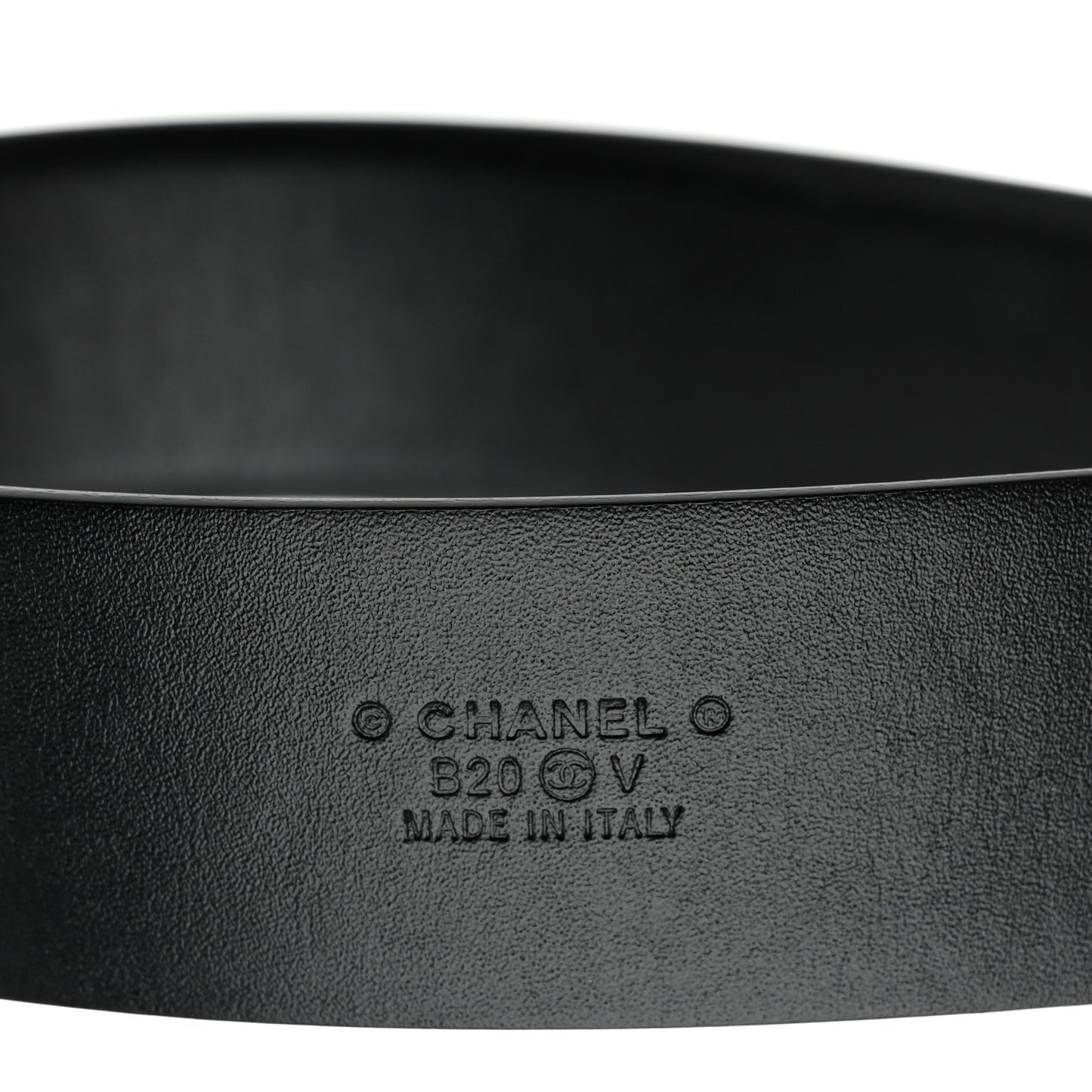 Calfskin Crystal Metal Quilted CC Belt 90 36 Black