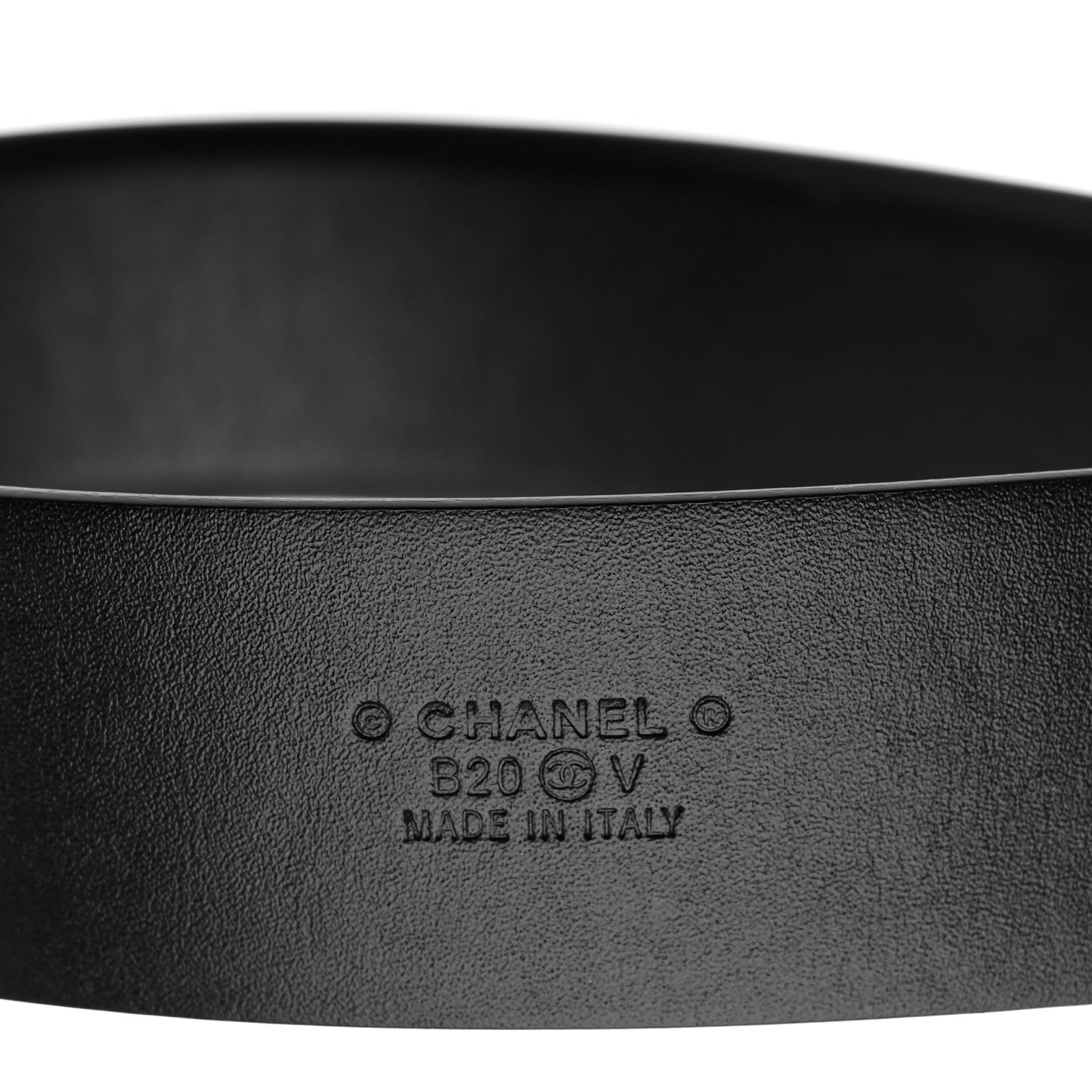 Chanel Calfskin Crystal Metal Quilted CC Belt 90 36 Black 5 of 6
